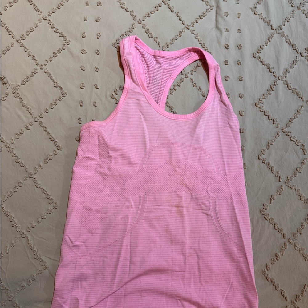 Lululemon Athletica Light Pink Tank Top